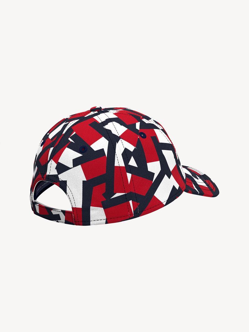 Sombreros Tommy Hilfiger Jigsaw Print Rojos | MX_G1357