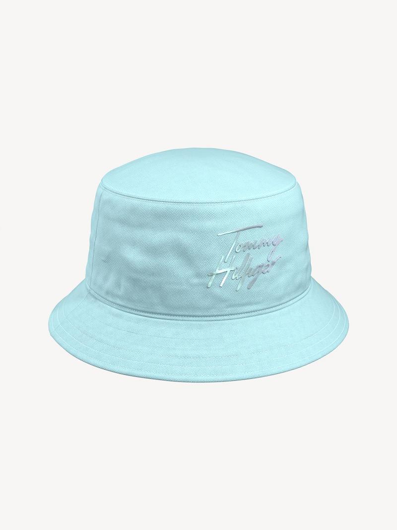 Sombreros Tommy Hilfiger Signature Bucket Azules | MX_B2279