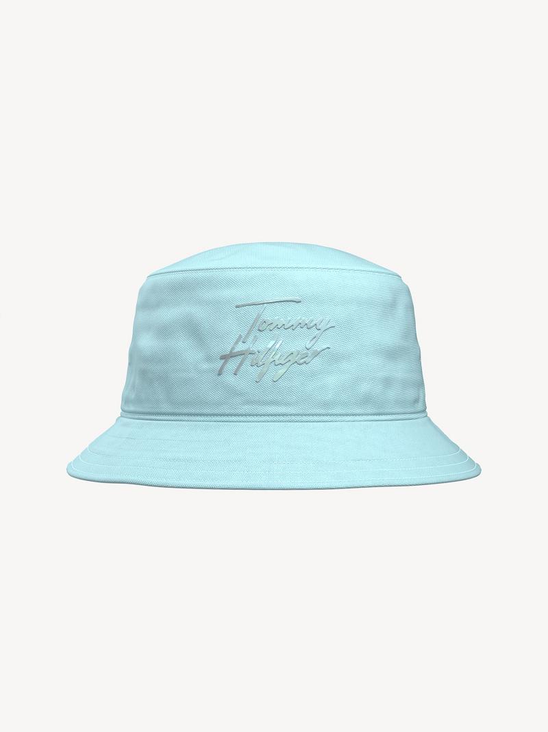 Sombreros Tommy Hilfiger Signature Bucket Azules | MX_B2279