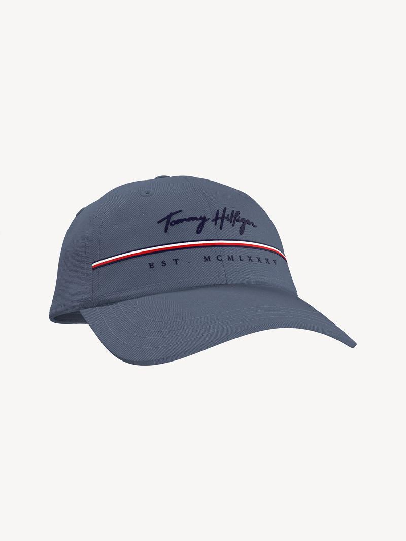 Sombreros Tommy Hilfiger Signature Stripe Azules | MX_M31736