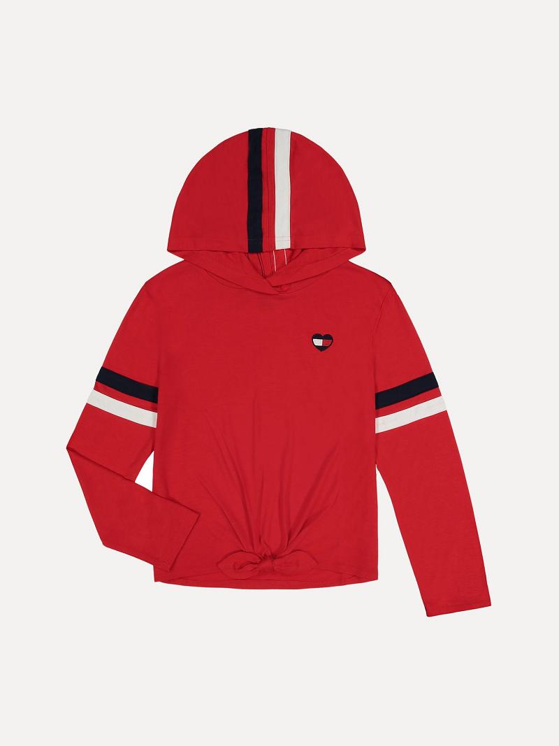 Sudadera Con Capucha Tommy Hilfiger Big Heart Rojos | MX_G1090