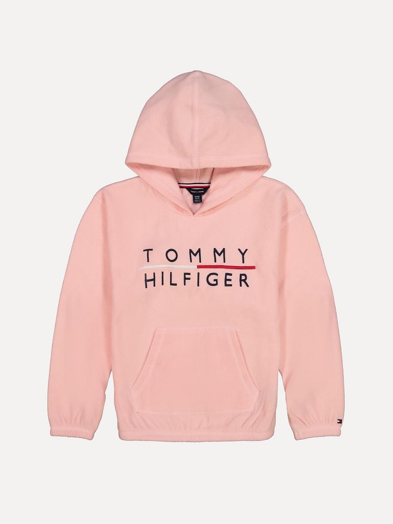 Sudadera Con Capucha Tommy Hilfiger Big Signature with Built-In Face Mask Rosas | MX_G1092