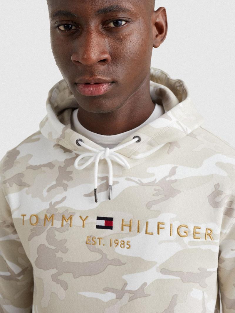 Sudadera Con Capucha Tommy Hilfiger Camo logo Blancos Camuflados | MX_M31434