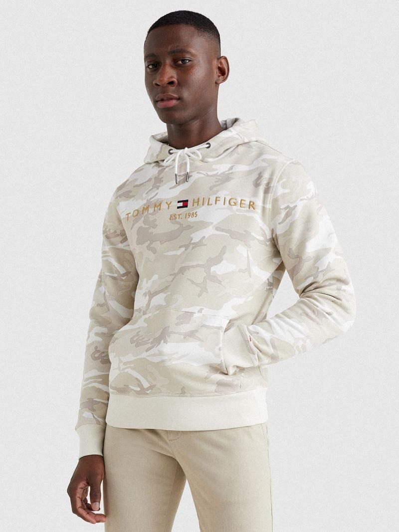 Sudadera Con Capucha Tommy Hilfiger Camo logo Blancos Camuflados | MX_M31434