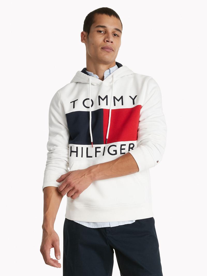 Sudadera Con Capucha Tommy Hilfiger Essential Flag Blancos Rojos | MX_M31438