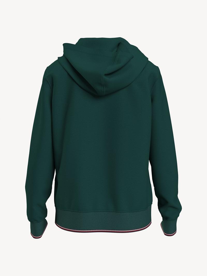 Sudadera Con Capucha Tommy Hilfiger Essential Solid Verdes | MX_W21147