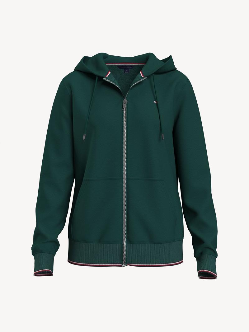 Sudadera Con Capucha Tommy Hilfiger Essential Solid Verdes | MX_W21147