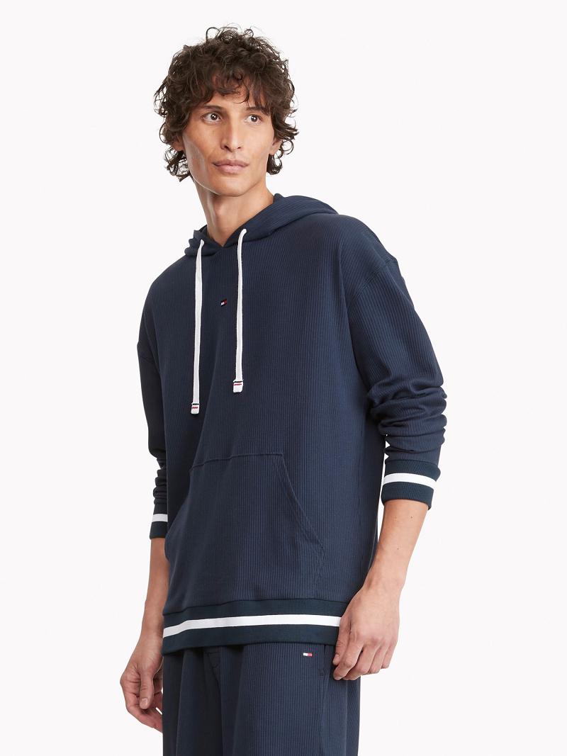 Sudadera Con Capucha Tommy Hilfiger Lounge Azul Marino | MX_M31447