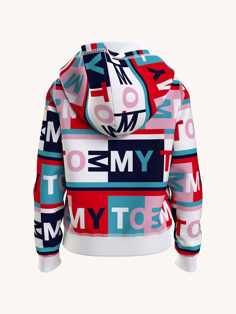 Sudadera Con Capucha Tommy Hilfiger Tommy Print Zip Multicolor | MX_G1108