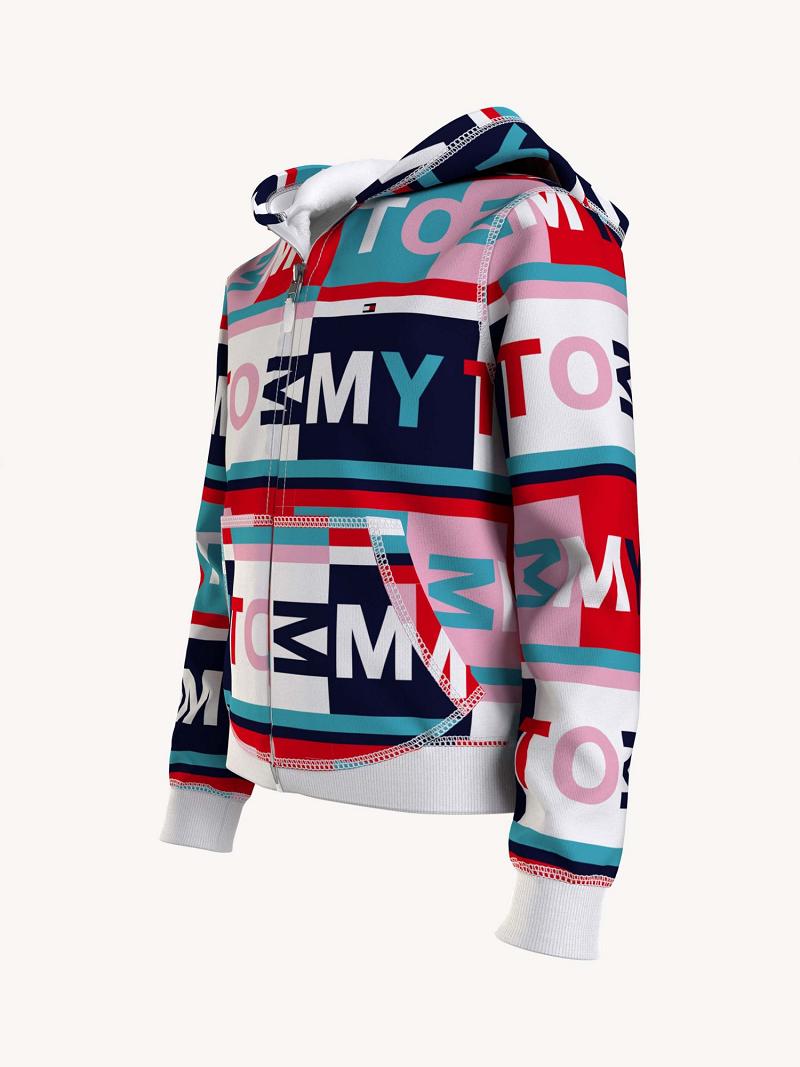 Sudadera Con Capucha Tommy Hilfiger Tommy Print Zip Multicolor | MX_G1108