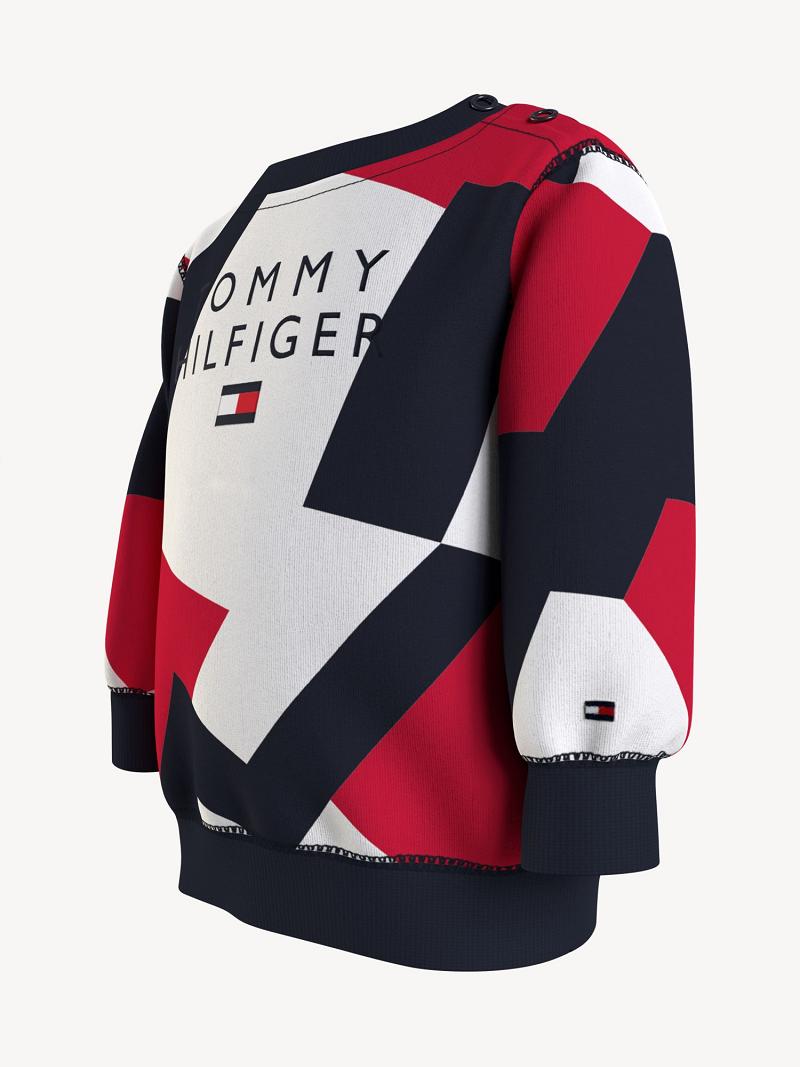 Sudaderas Tommy Hilfiger Babies' Jigsaw Rojos | MX_G1187