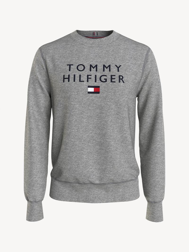 Sudaderas Tommy Hilfiger Tommy flag Grises | MX_M31138