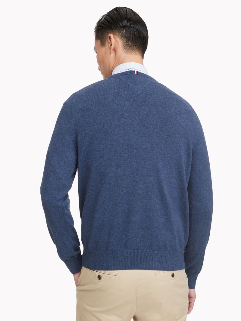 Suéteres Tommy Hilfiger Essential crewneck Azul Marino | MX_M31160