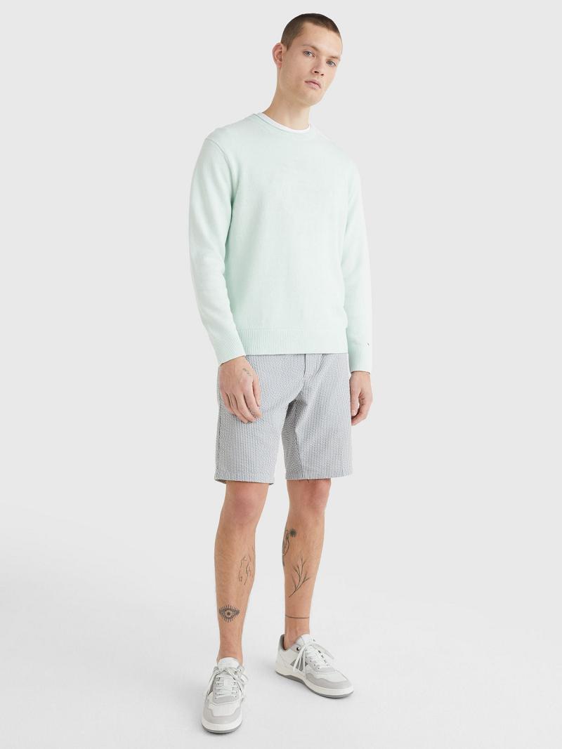 Suéteres Tommy Hilfiger Solid rolled linen Verde Menta | MX_M31174