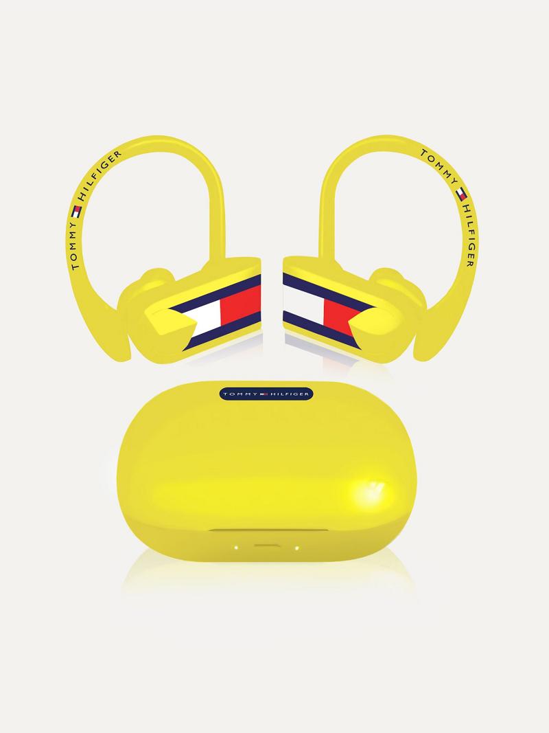 Technology Tommy Hilfiger Neon Deporte Earbuds Amarillos | MX_W21688