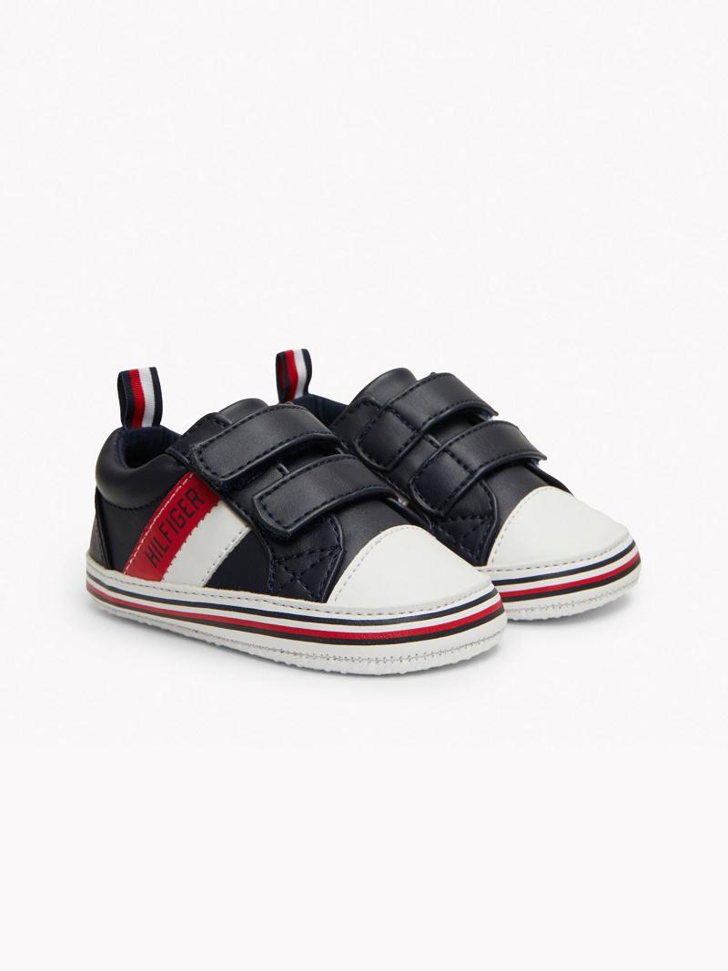 Tenis Tommy Hilfiger Babies\' Signature Stripe Azules | MX_B2234