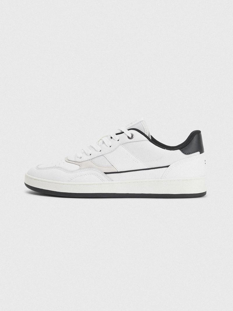 Tenis Tommy Hilfiger Cuero cupsole Blancos | MX_M31622