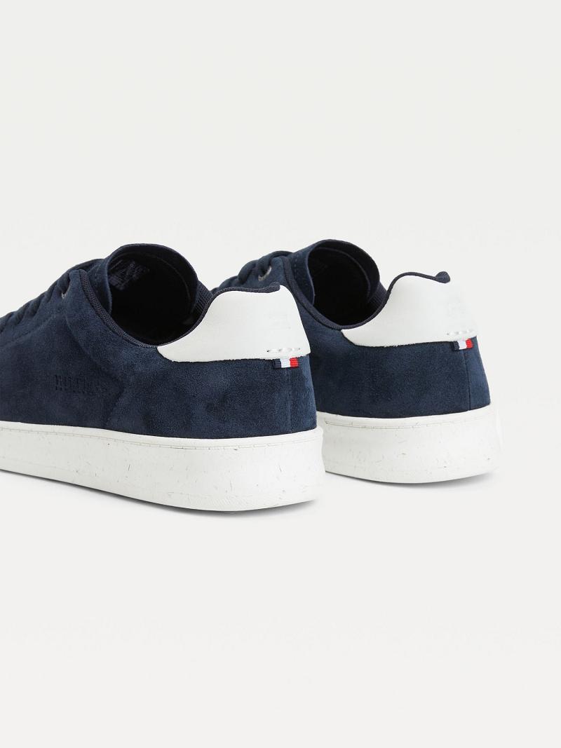 Tenis Tommy Hilfiger Gamuza cupsole Azul Marino | MX_M31632