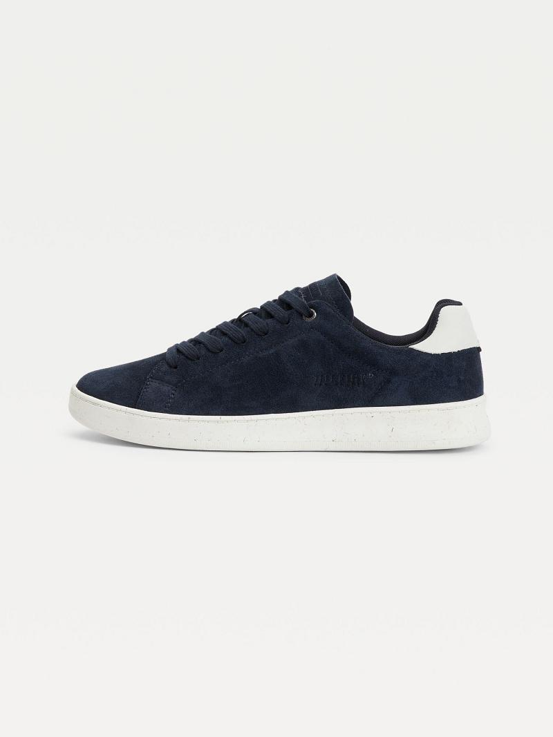 Tenis Tommy Hilfiger Gamuza cupsole Azul Marino | MX_M31632