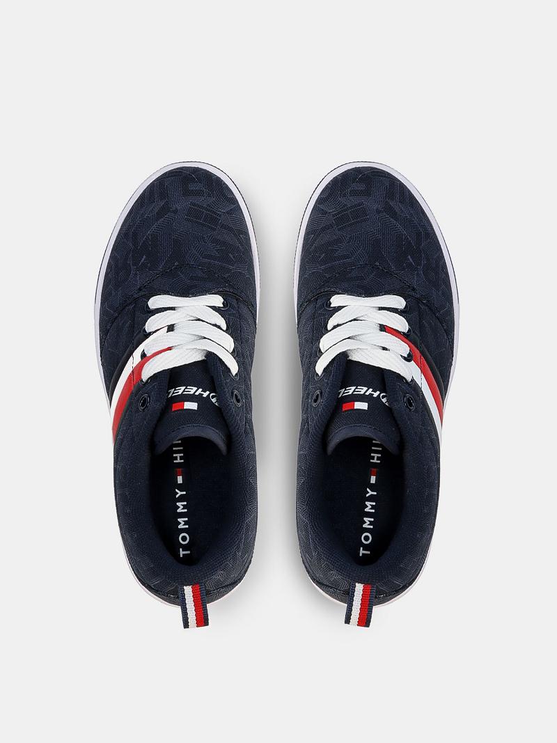 Tenis Tommy Hilfiger Heelys® Icon Stripe Azul Marino | MX_B2237