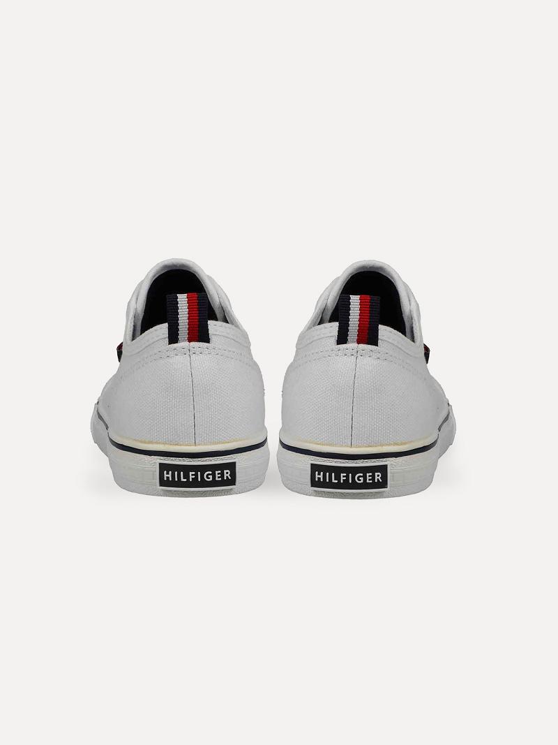 Tenis Tommy Hilfiger Laceless Blancos | MX_B2240