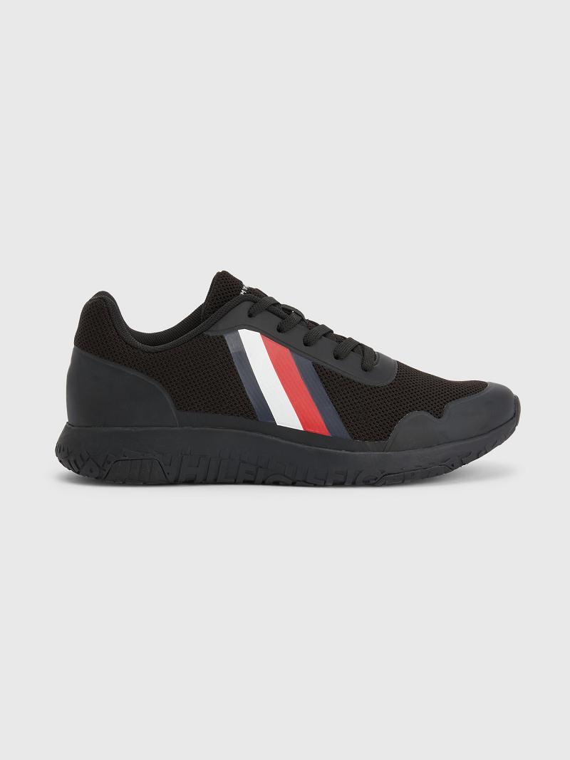 Tenis Tommy Hilfiger Ligeros knit Negros | MX_M31623