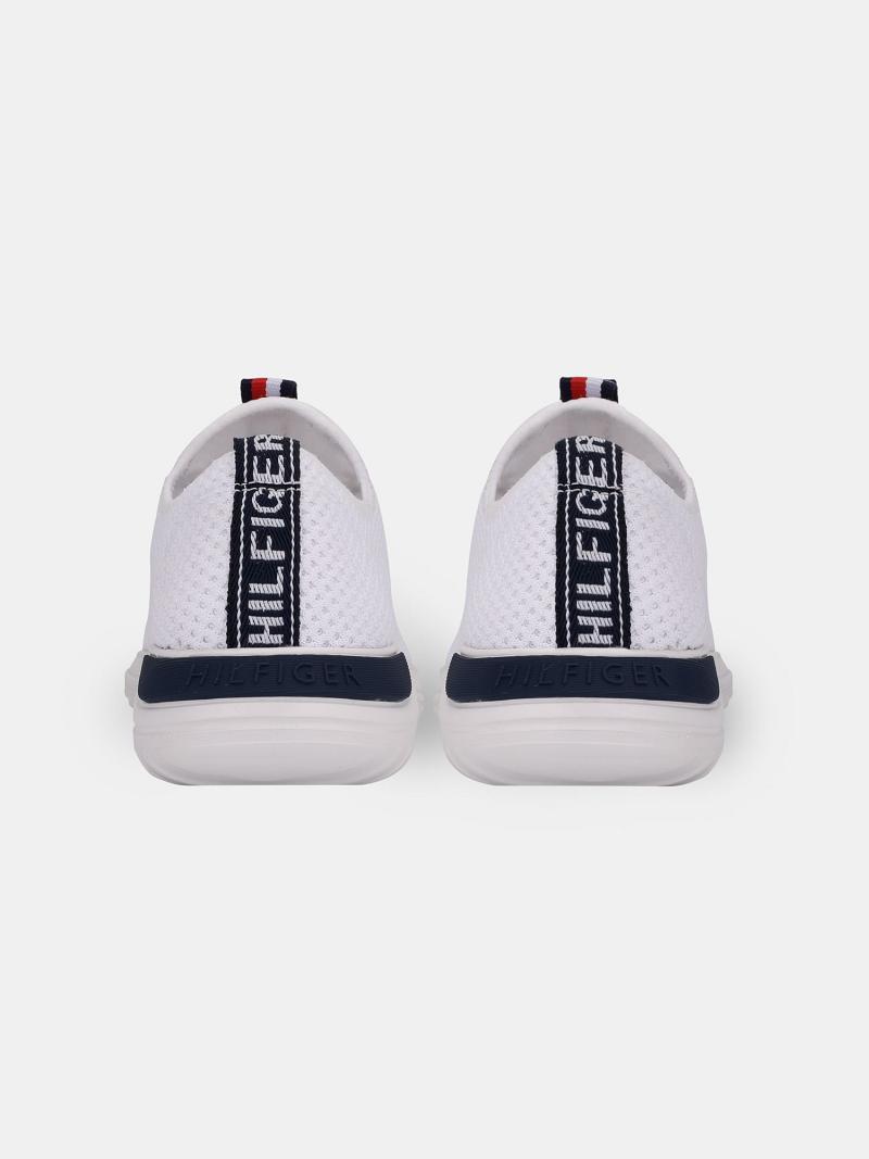 Tenis Tommy Hilfiger Mesh Stripe Blancos | MX_W21637