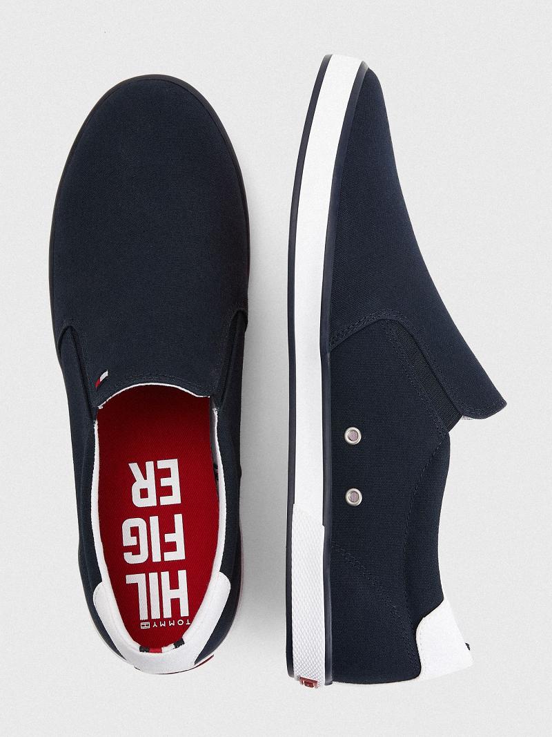 Tenis Tommy Hilfiger Slip-on Azules | MX_M31629