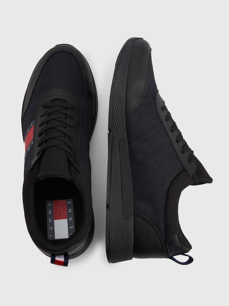 Tenis Tommy Hilfiger Tj running Negros | MX_M31636