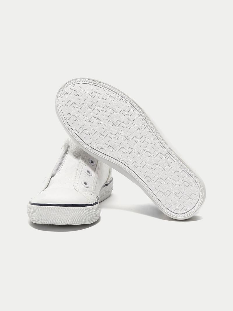 Tenis Tommy Hilfiger White Laceless Blancos | MX_G1311