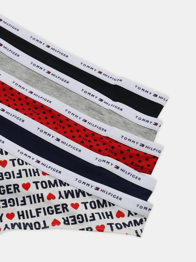 Thongs Tommy Hilfiger Logo Mix 5PK Multicolor | MX_W21570