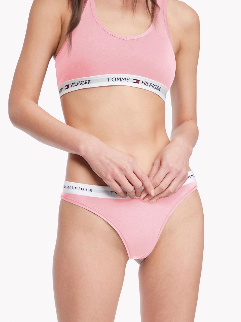 Thongs Tommy Hilfiger Signature Rosas | MX_W21579