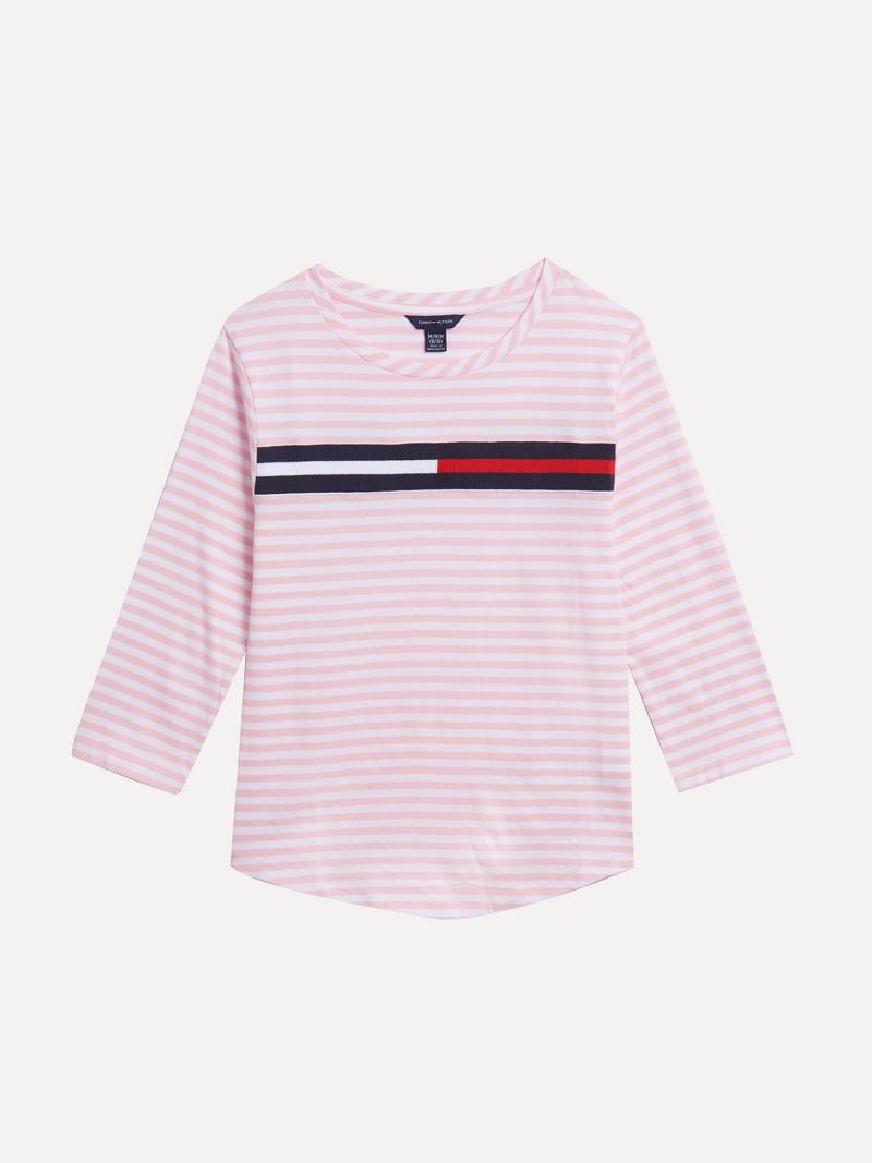 Tops Tommy Hilfiger Toddler\' Stripe Rosas | MX_G1282