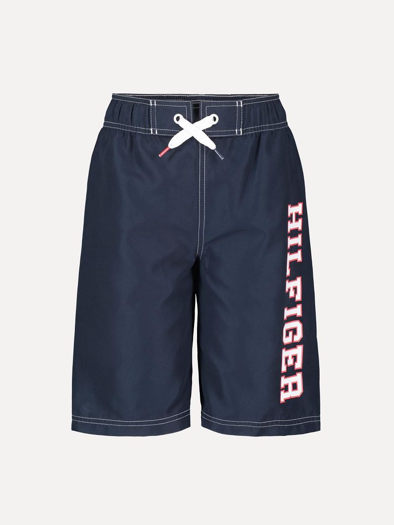 Trajes De Baño Tommy Hilfiger Little Hilfiger Trunk Azules | MX_B2148