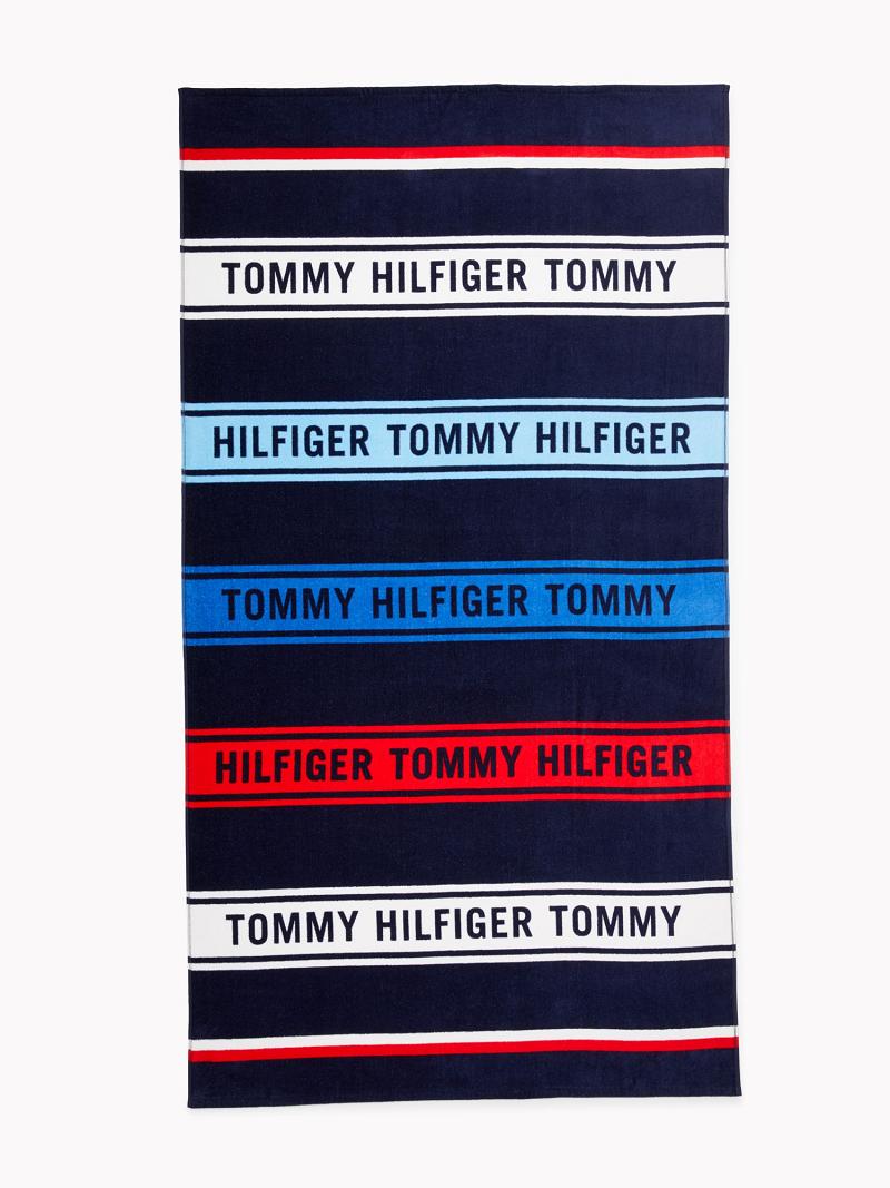 Trajes De Baño Tommy Hilfiger Logo Stripe Beach Towel Multicolor | MX_M31101