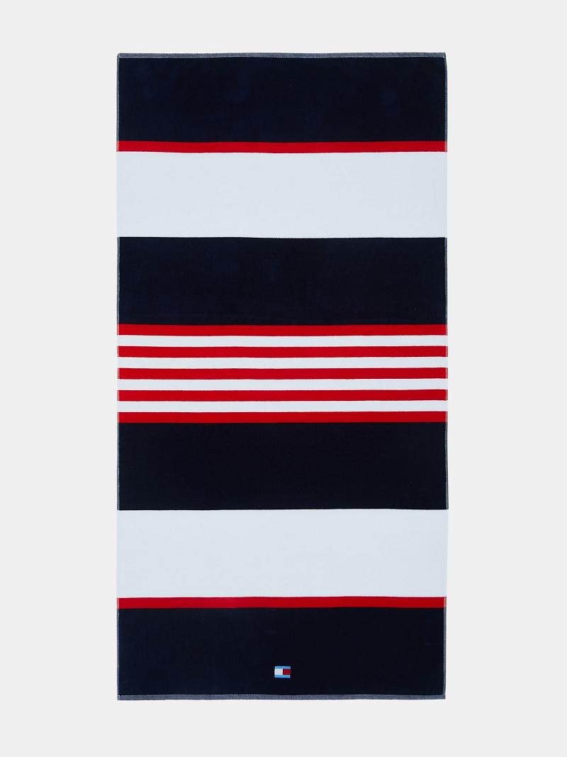 Trajes De Baño Tommy Hilfiger Nautical Stripe Beach Towel Multicolor | MX_M31103