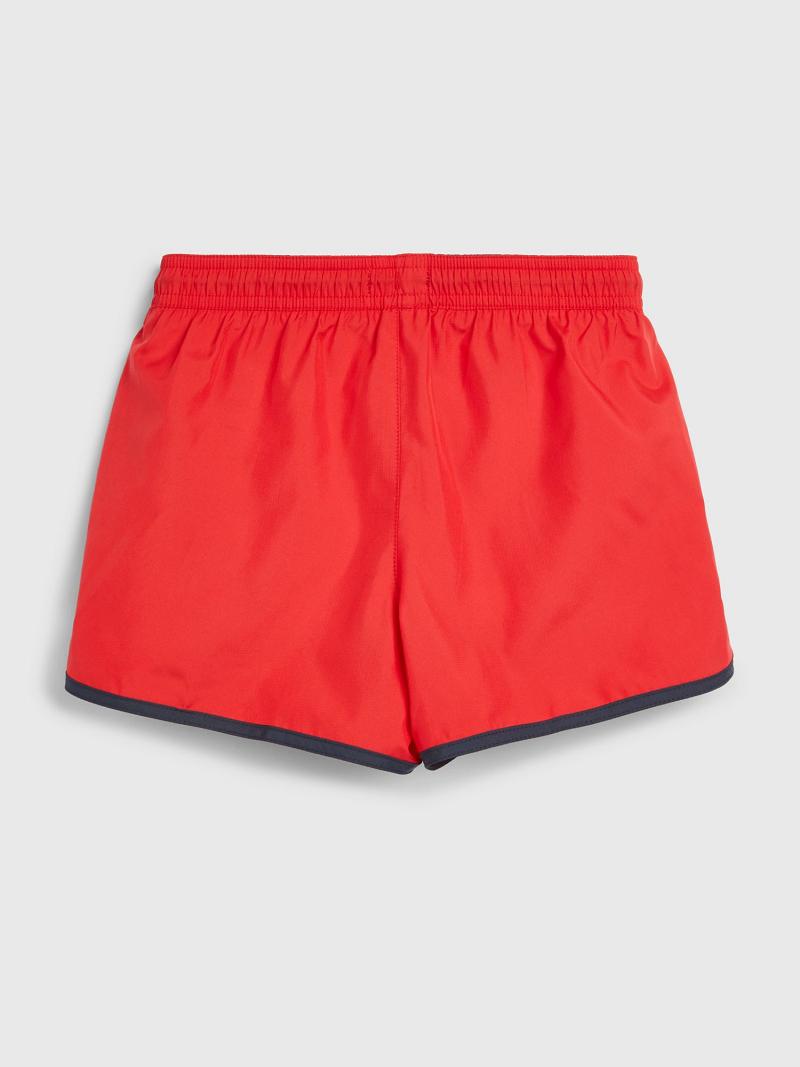 Trajes De Baño Tommy Hilfiger Solid Trunk Rojos | MX_B2152