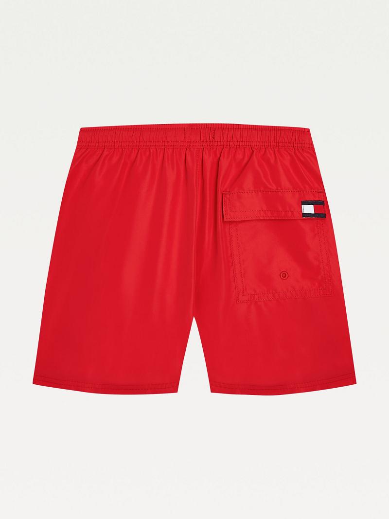 Trajes De Baño Tommy Hilfiger Solid Trunk Naranjas | MX_B2153