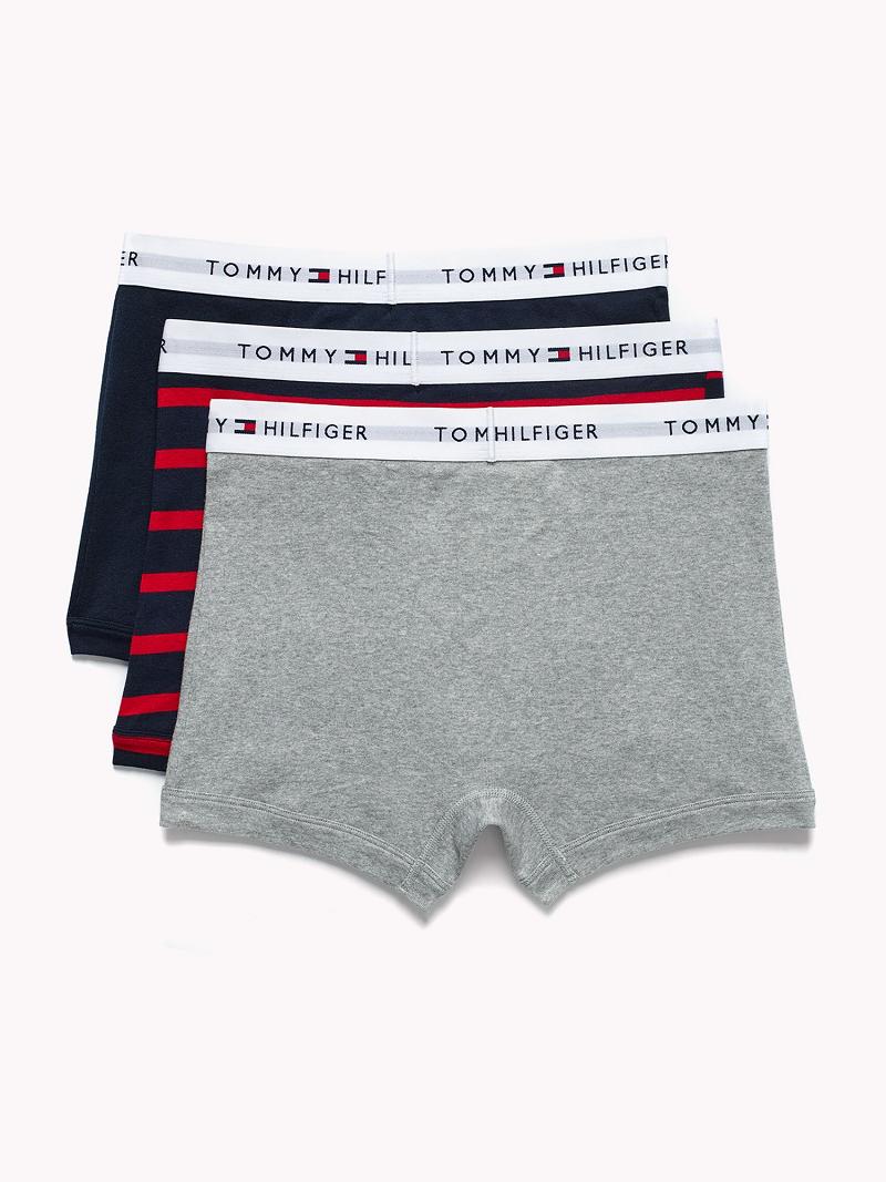 Trunks Tommy Hilfiger Algodon classics trunk 3pk Grises | MX_M31494