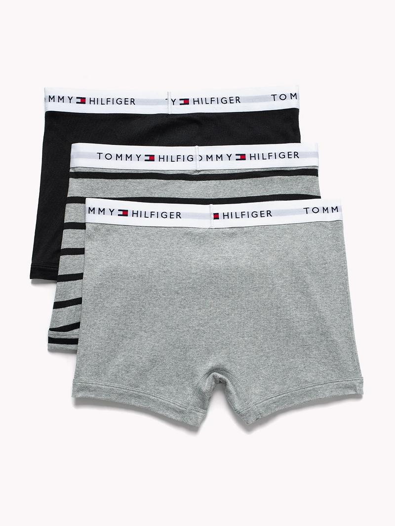 Trunks Tommy Hilfiger Algodon classics trunk 3pk Negros | MX_M31496