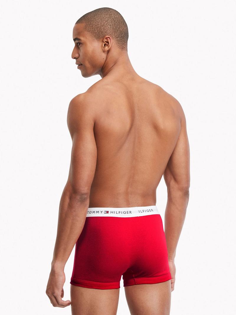 Trunks Tommy Hilfiger Algodon classics trunk 3pk Rojos | MX_M31497