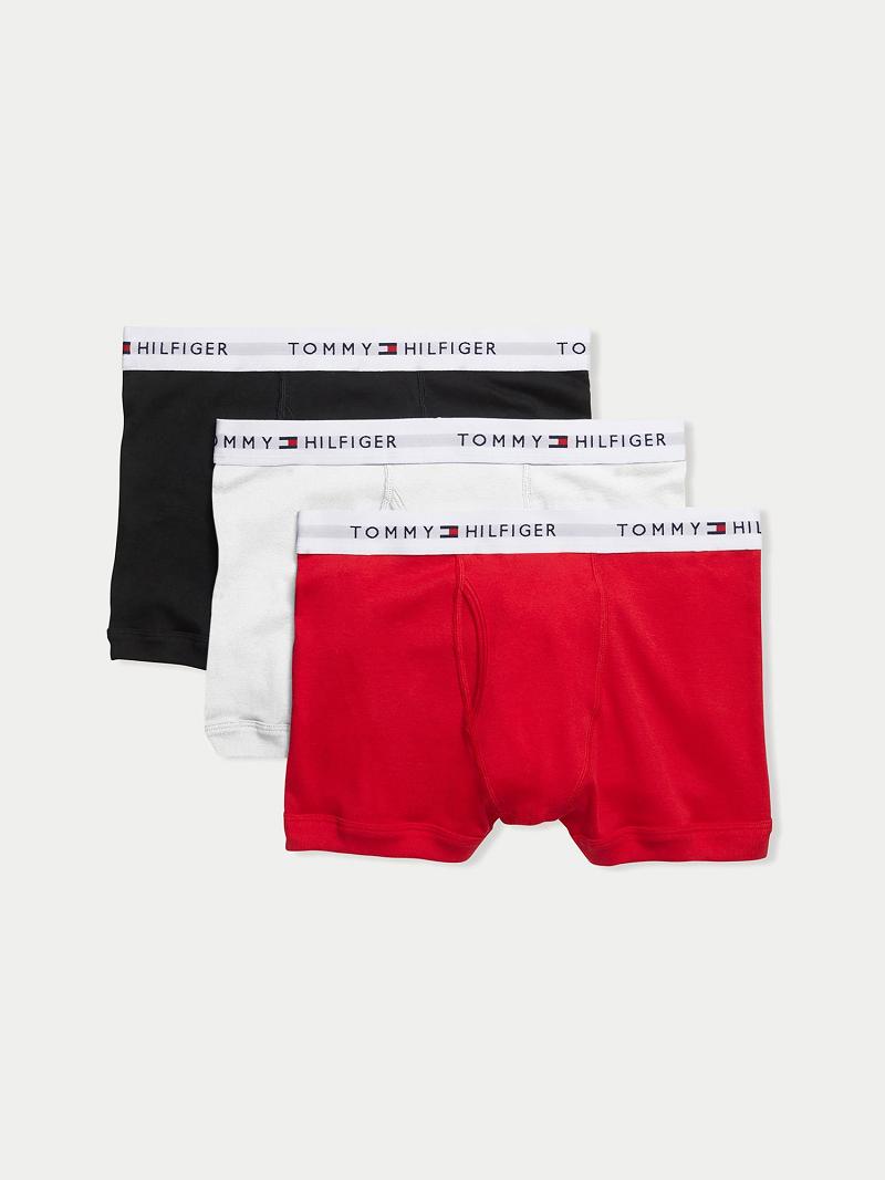 Trunks Tommy Hilfiger Algodon classics trunk 3pk Rojos | MX_M31497