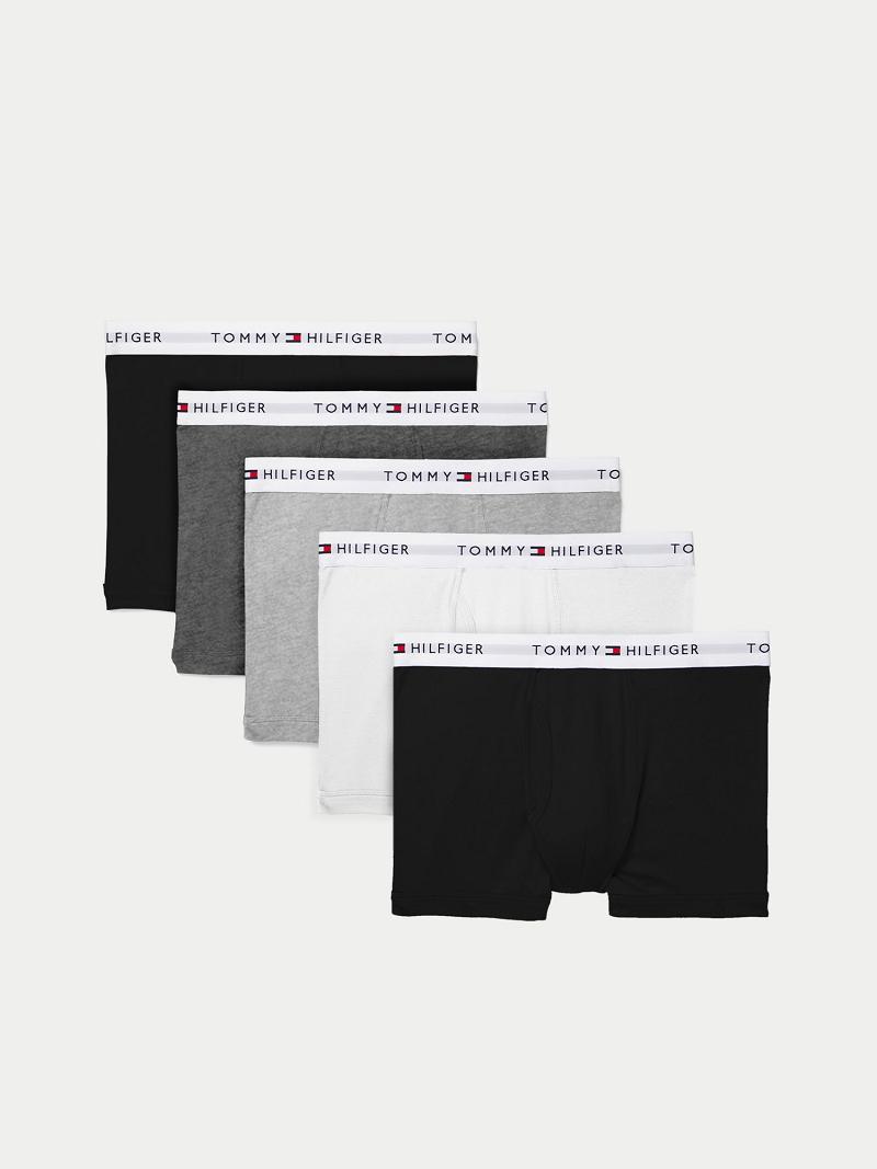 Trunks Tommy Hilfiger Algodon classics trunk 5pk Grises | MX_M31506