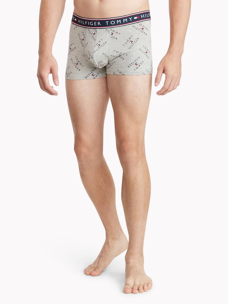 Trunks Tommy Hilfiger Algodon stretch trunk 3pk Grises | MX_M31507