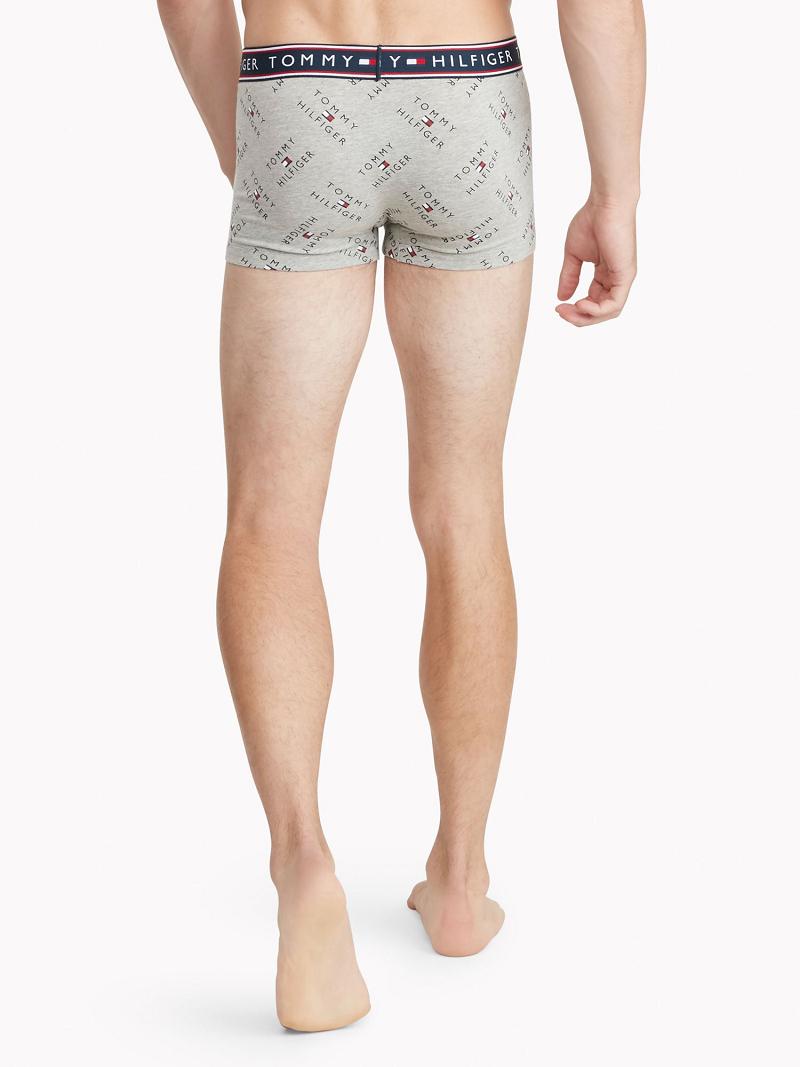 Trunks Tommy Hilfiger Algodon stretch trunk 3pk Grises | MX_M31507