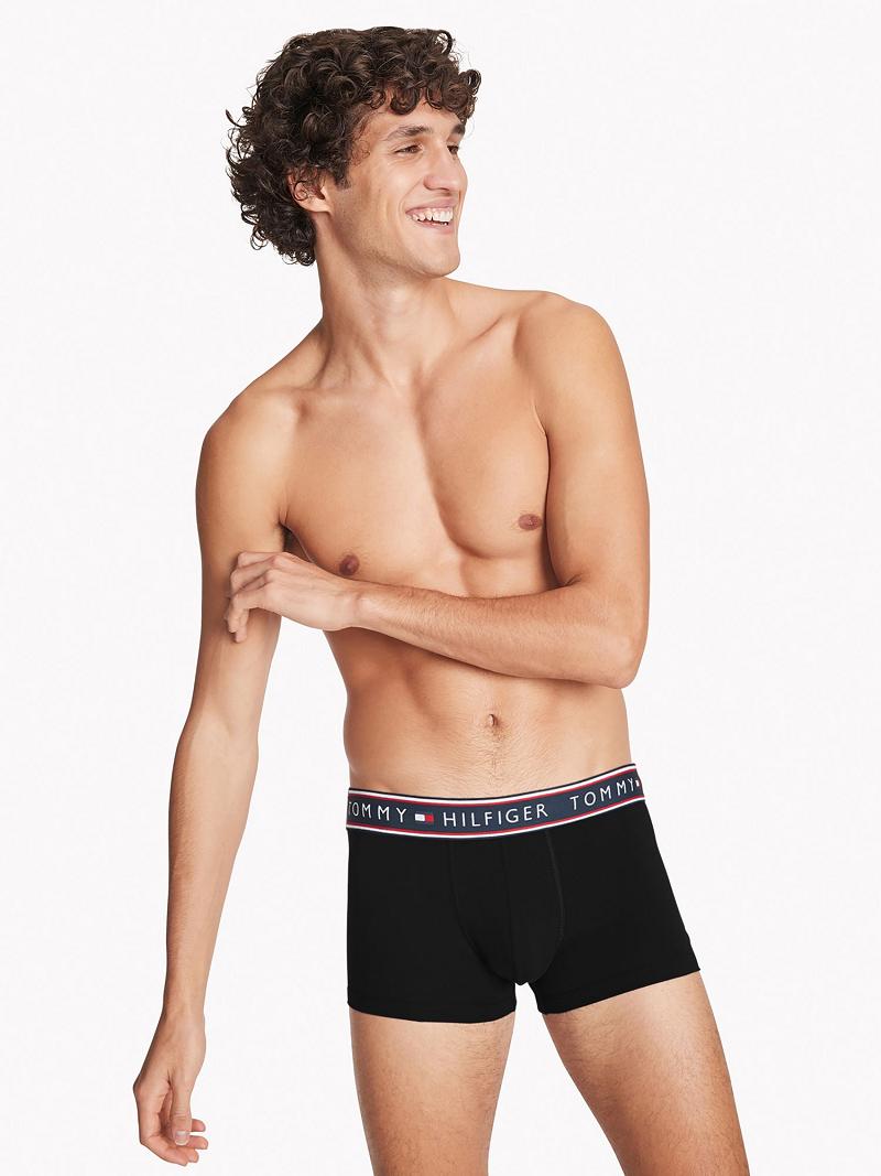 Trunks Tommy Hilfiger Algodon stretch trunk 3pk Blancos | MX_M31508