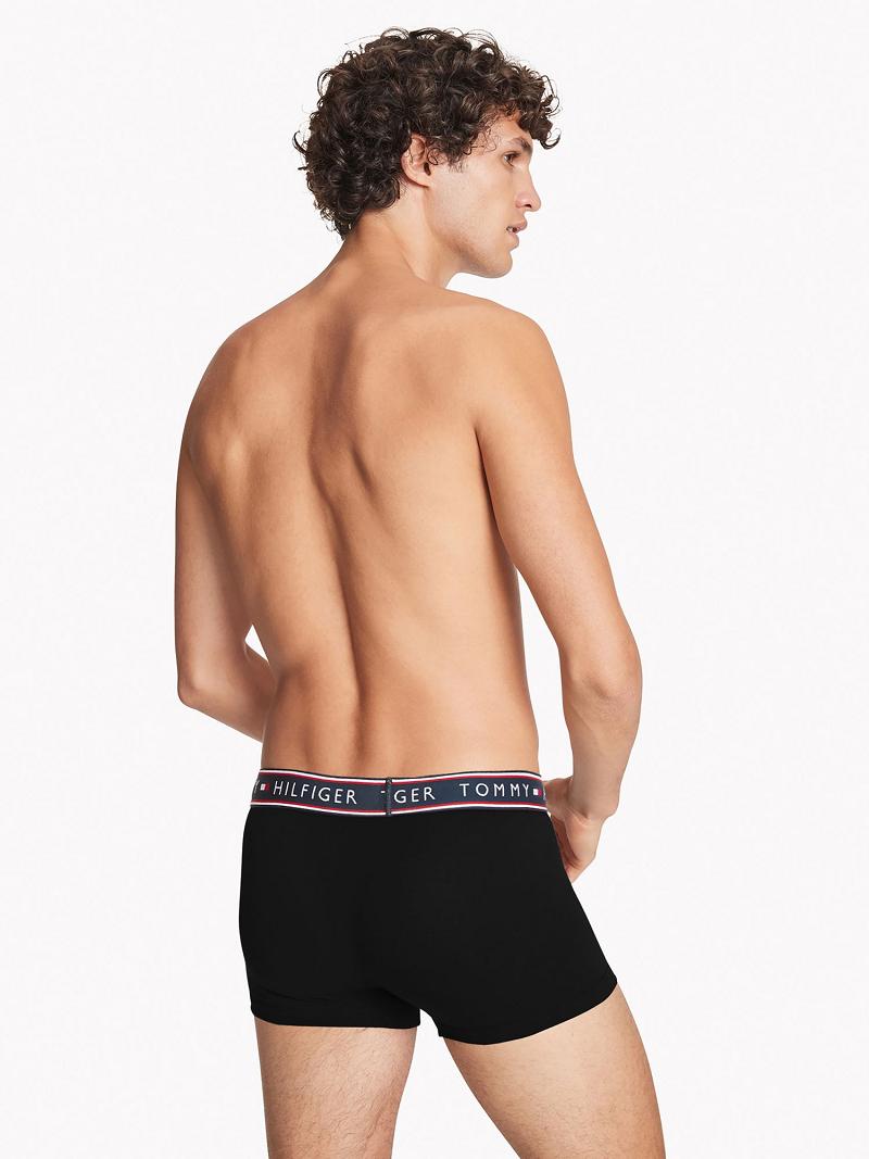 Trunks Tommy Hilfiger Algodon stretch trunk 3pk Blancos | MX_M31508