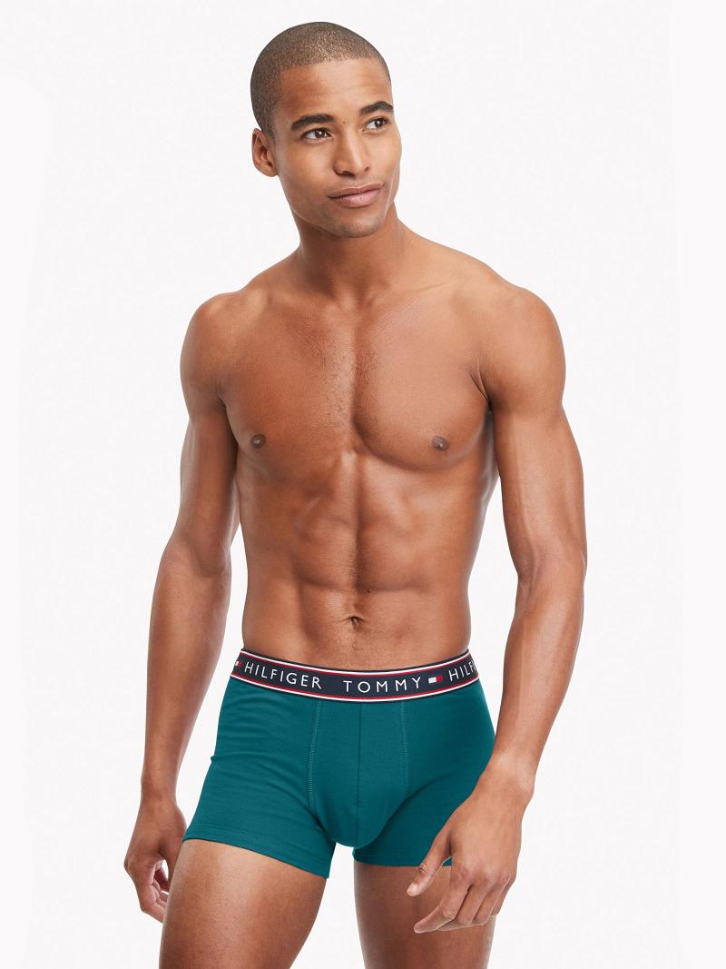 Trunks Tommy Hilfiger Algodon stretch trunk 3pk Verde Oliva | MX_M31509