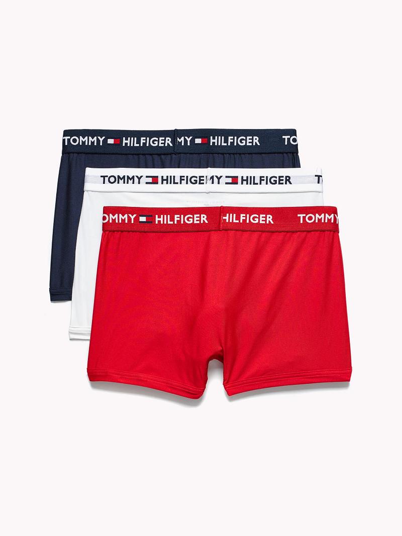 Trunks Tommy Hilfiger Everyday microfiber trunk 3pk Rojos Blancos Azul Marino | MX_M31513