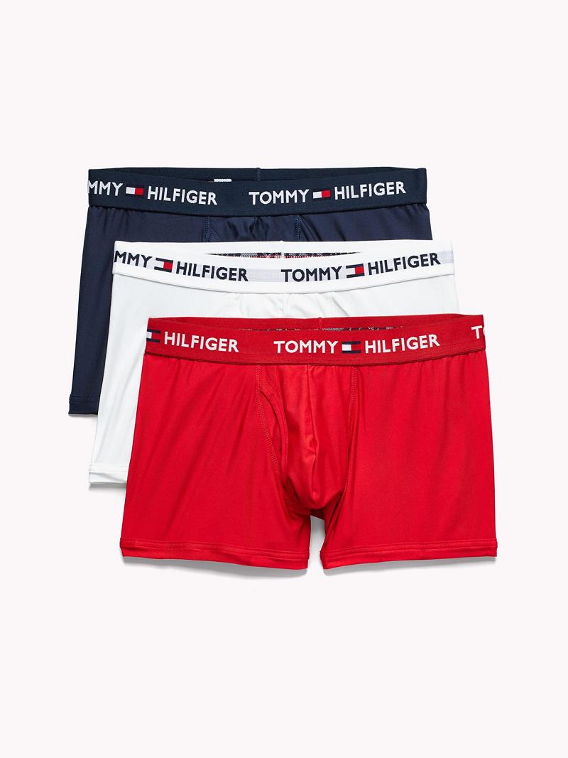 Trunks Tommy Hilfiger Everyday microfiber trunk 3pk Rojos Blancos Azul Marino | MX_M31513